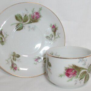 Norcrest Lithophane Cup and Saucer